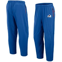 Pantalon de patinoire Authentic Pro Fanatics bleu pour homme des Colorado Avalanche