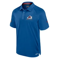 Men's Fanatics  Blue Colorado Avalanche Authentic Pro Rink Polo