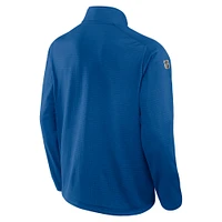 Men's Fanatics  Blue Colorado Avalanche Authentic Pro Rink Quarter-Zip Pullover Top