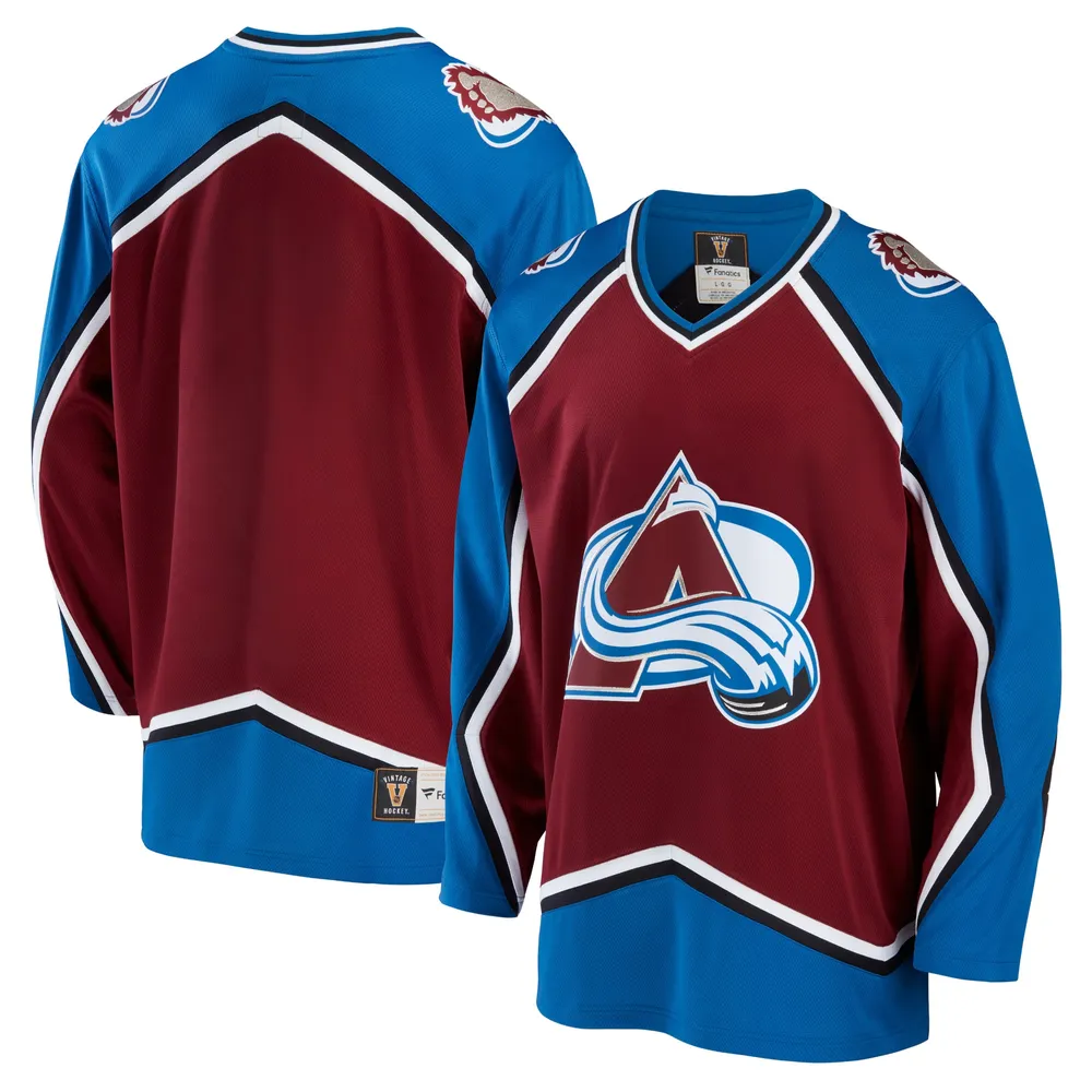 NHL Colorado Avalanche Graphic Sleeve Hit Maroon Long Sleeve Shirt