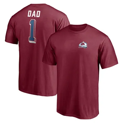 Men's Fanatics Branded Navy Atlanta Braves Father's Day #1 Dad Long Sleeve T-Shirt Size: Medium