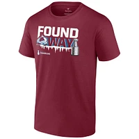 Men's Fanatics Burgundy Colorado Avalanche 2022 Stanley Cup Champions Rebound T-Shirt