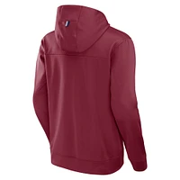 Men's Fanatics  Burgundy Colorado Avalanche Defender Pullover Hoodie