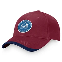 Men's Fanatics Burgundy Colorado Avalanche Fundamental Adjustable Hat