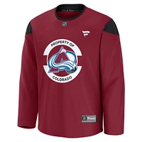 Men's Fanatics Burgundy Colorado Avalanche Team Practice Jersey