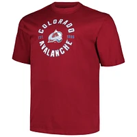 Ensemble de 2 t-shirts Fanatics Colorado Avalanche Big & Tall pour hommes