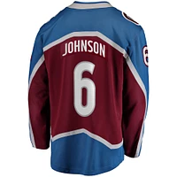 Men's Fanatics Erik Johnson Burgundy Colorado Avalanche Home Breakaway Jersey