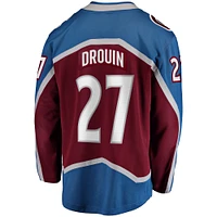 Men's Fanatics Jonathan Drouin Maroon Colorado Avalanche Home Breakaway Jersey