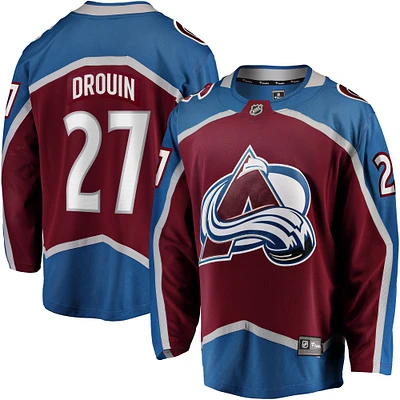 Men's Fanatics Jonathan Drouin Maroon Colorado Avalanche Home Breakaway Jersey