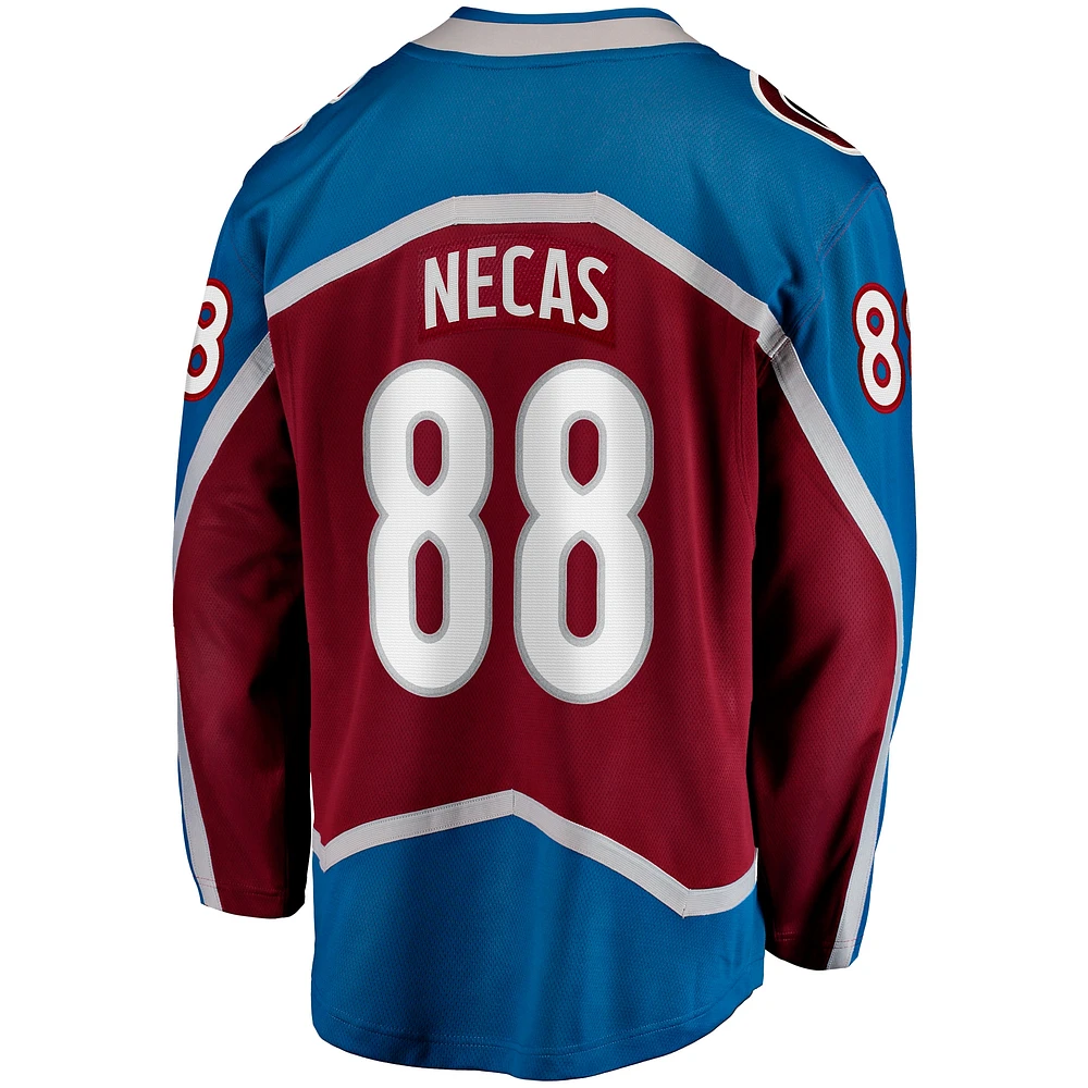 Men's Fanatics Martin Necas Burgundy Colorado Avalanche  Breakaway Player Jersey