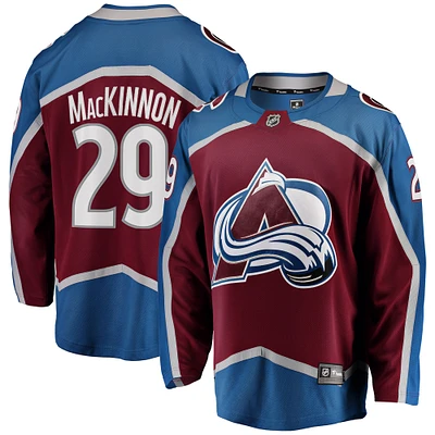 Men's Fanatics Nathan MacKinnon Burgundy Colorado Avalanche Breakaway Player Jersey