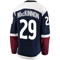 Fanatics pour hommes Nathan MacKinnon, bleu marine, Colorado Avalanche, maillot de joueur alternatif Breakaway