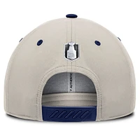 Men's  Fanatics  Navy/Gray Colorado Avalanche 2025 Stanley Cup Playoffs Locker Room Trucker Adjustable Hat