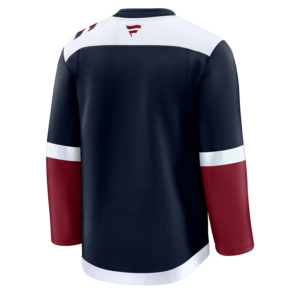 Maillot Fanatics bleu marine Colorado Avalanche Alternate Premium pour homme