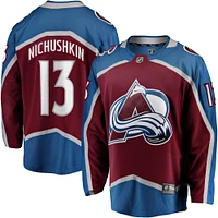 Men's Fanatics Valeri Nichushkin Burgundy Colorado Avalanche Breakaway Player Jersey