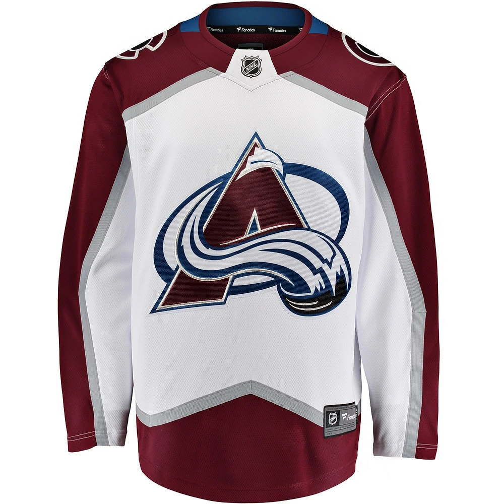 Men's Fanatics White Colorado Avalanche Breakaway - Blank Jersey