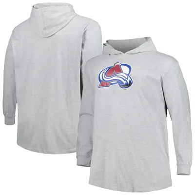 Men's Mitchell & Ness Heather Gray Colorado Avalanche Classic