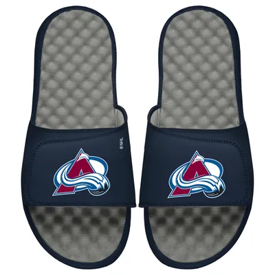 Colorado Avalanche ISlide Slide Sandals - Navy/Gray