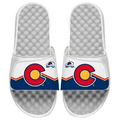 Colorado Avalanche ISlide Special Edition 2.0 Slide Sandals - White
