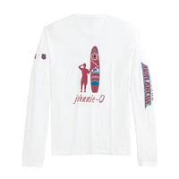 Men's johnnie-O White Colorado Avalanche Adam Long Sleeve T-Shirt