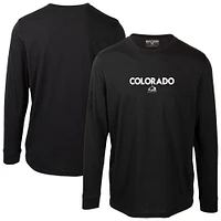 Men's Levelwear  Black Colorado Avalanche Oscar City Capsule Long Sleeve T-Shirt