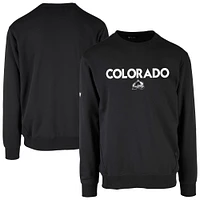 Men's Levelwear  Black Colorado Avalanche Zane City Capsule Pullover Sweatshirt