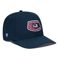 Casquette Rise Skylight Flex Colorado Avalanche bleu marine pour homme Levelwear