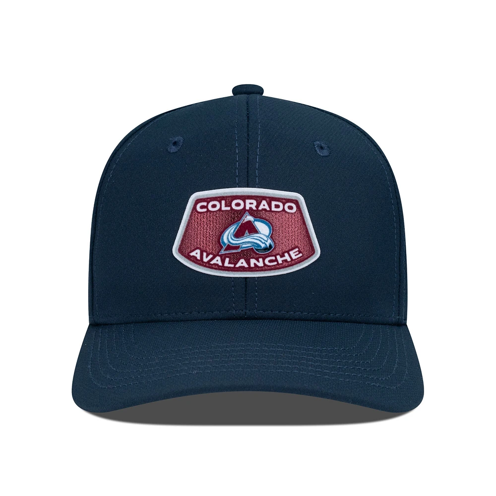 Casquette Rise Skylight Flex Colorado Avalanche bleu marine pour homme Levelwear