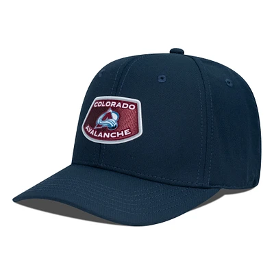 Casquette Rise Skylight Flex Colorado Avalanche bleu marine pour homme Levelwear
