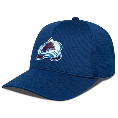 Casquette ajustable structurée Zephyr Insignia Core pour homme de la marque Colorado Avalanche bleu marine Levelwear