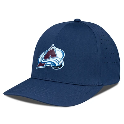 Casquette Zeta Insignia Core Flex bleu marine Colorado Avalanche pour homme Levelwear