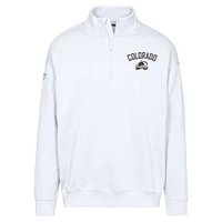 Men's Levelwear  White Colorado Avalanche Murray City Capsule Quarter-Zip Sweatshirt