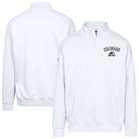 Men's Levelwear  White Colorado Avalanche Murray City Capsule Quarter-Zip Sweatshirt