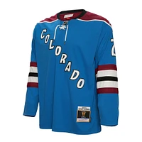 Maillot Homme Mitchell & Ness Nathan MacKinnon Bleu Colorado Avalanche 2013/14 Blue Line Player