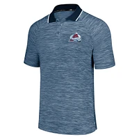 Men's MSX by Michael Strahan  Navy Colorado Avalanche Strategy Raglan Polo