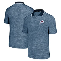 Men's MSX by Michael Strahan  Navy Colorado Avalanche Strategy Raglan Polo