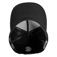 Casquette ajustable à pincement sur le devant avec logo métallique Colorado Avalanche noir Pro Standard pour homme