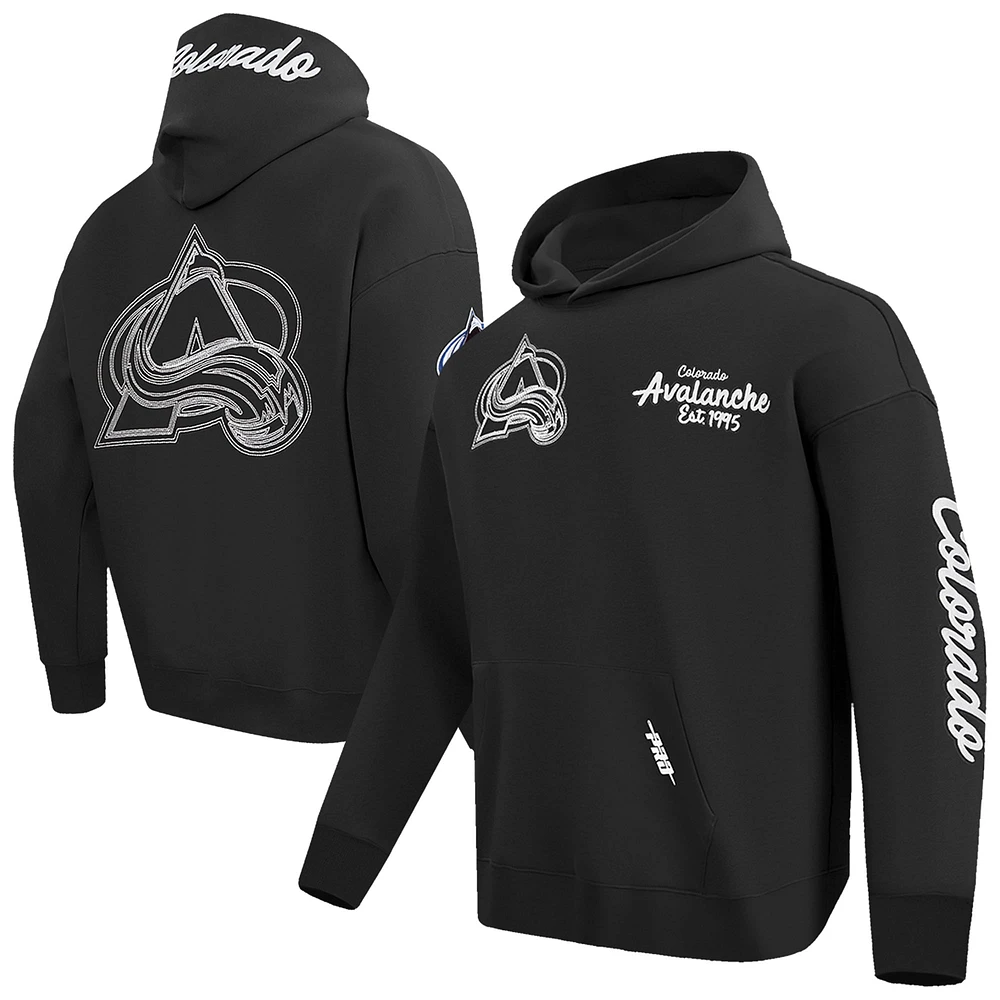 Sweat à capuche enfiler Paint the City Pro Standard pour homme Colorado Avalanche noir