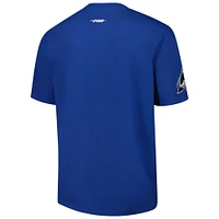 Men's Pro Standard Blue Colorado Avalanche Turn It Up Dropped Shoulder T-Shirt