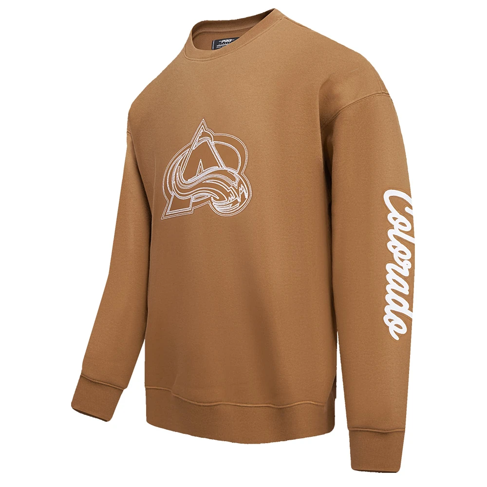 Sweat-shirt à enfiler Pro Standard Brown Colorado Avalanche Paint the City pour homme