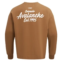 Sweat-shirt à enfiler Pro Standard Brown Colorado Avalanche Paint the City pour homme