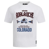 T-shirt blanc Pro Standard pour hommes, Colorado Avalanche City Tour