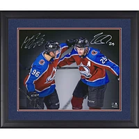 Mikko Rantanen & Nathan MacKinnon Colorado Avalanche Multi-Signed Framed 16" x 20" Spotlight Photograph