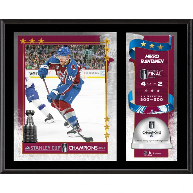 Lids Colorado Avalanche Fanatics Authentic 2022 Stanley Cup Champions  Mahogany Framed Jersey Display Case