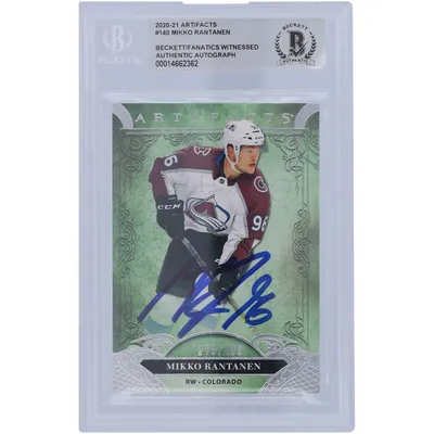Lids Mikko Rantanen Colorado Avalanche Autographed 2015-16 Upper Deck Young  Guns #206 Beckett Fanatics Witnessed Authenticated 10 Rookie Card