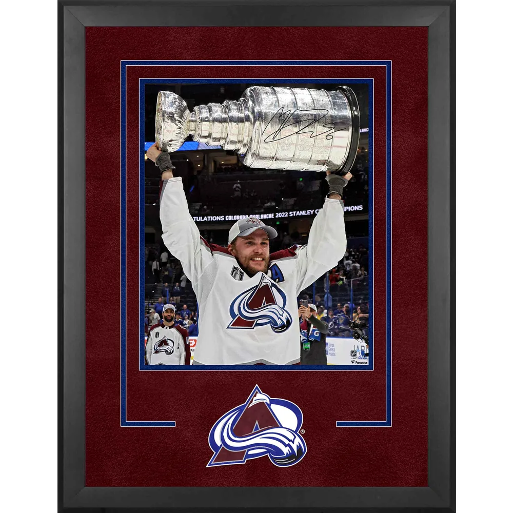 Lids Mikko Rantanen Colorado Avalanche Fanatics Authentic Autographed  Deluxe Framed 2022 Stanley Cup Champions 16 x 20 Raising Cup Photograph