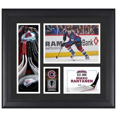 Mikko Rantanen Colorado Avalanche Fanatics Authentic Framed 15" x 17" Player Collage with a Piece of Game-Used Puck