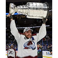 Photographie non signée de Mikko Rantanen, champion la Coupe Stanley 2022 l'Avalanche du Colorado