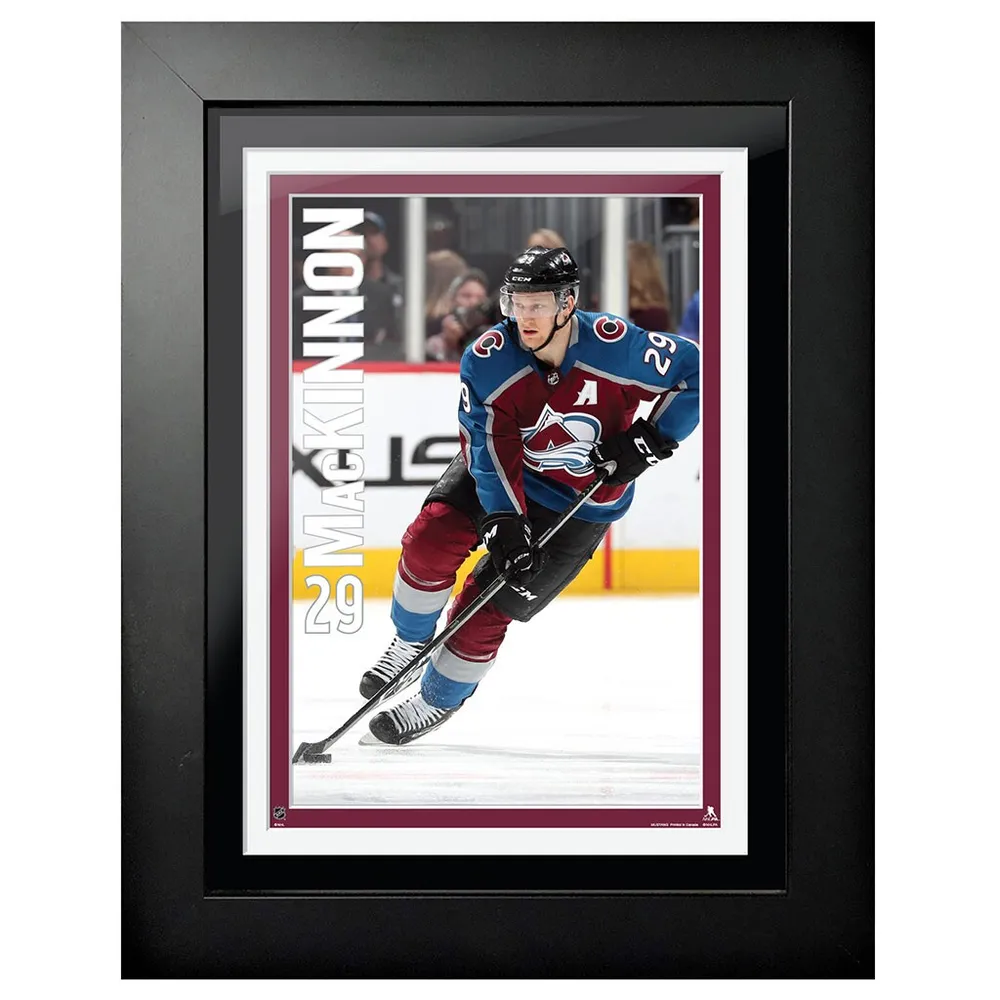 Nathan MacKinnon Colorado Avalanche - 12'' x 16'' Jersey Photo Encadrée