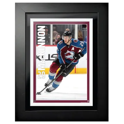 Nathan MacKinnon Colorado Avalanche - 12'' x 16'' Jersey Photo Encadrée